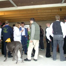 Bau der Hundeschule und Hundepension